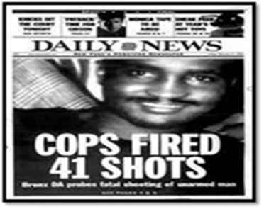 Amadou Diallo -- 41 Shots