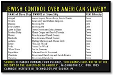 Jewish control over American slavery #2